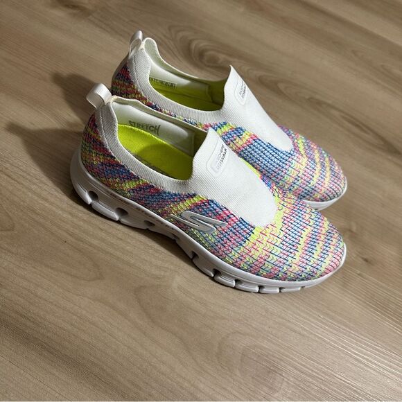 Skechers Slip-ins: Glide-Step Flex Size 10 Multicolored Sneaker Shoe - Picture 7 of 15